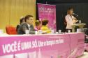 Secretária da Família e Desenvolvimento Social, Fernanda Richa, participa da abertura do Outubro Rosa no auditório Mário Lobo - Foto Rogério Machado/SECS