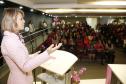 Secretária da Família e Desenvolvimento Social, Fernanda Richa, participa da abertura do Outubro Rosa no auditório Mário Lobo - Foto Rogério Machado/SECS