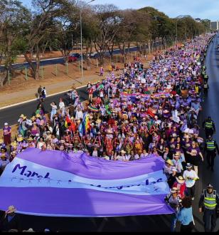 Vice-presidente do CEDM-PR participou da Marcha das Margaridas, em Brasília
