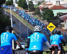 Os empregados da Companhia de Saneamento do Paraná (Sanepar) vão promover a 8ª edição do Ecobike, em Maringá. O tema deste ano é A inclusão da Bicicleta nos Planos Municipais de Mobilidade Urbana. Palestras, fóruns de discussão e passeio ciclístico estão na programação do evento, apoiado por várias instituições parceiras. Foto: Divulgação Sanepar