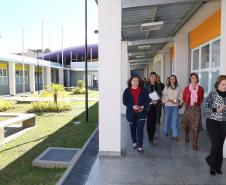 Secretária da Família e Desenvolvimento Social, Fernanda Richa, participa de encontro de gestores na Casa da Mulher Brasileira - Foto: Rogério Machado/SECS