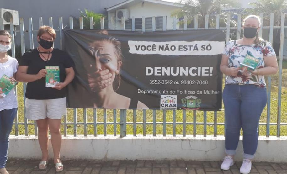 Ação realizada no dia internacional da Não-violência contra Mulheres