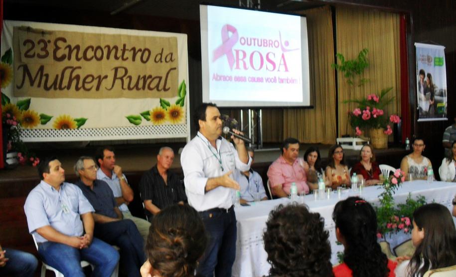 A Emater, órgão da Secretaria de Estado da Agricultura, e a Prefeitura de Apucarana promovem nesta quinta-feira (20) o 23° Encontro Regional da Mulher Rural, que reúne mais de 500 agricultoras e trabalhadoras do campo de 13 municípios da região. Apucarana, 20/10/2016.Foto: Divulgação Emater
