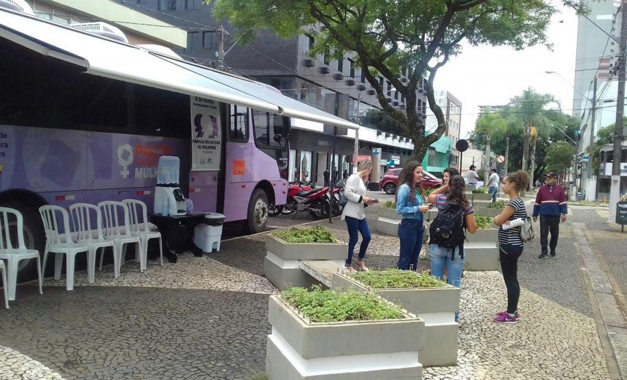 07/03/2017 - Ações nos municípios marcam Dia Internacional da Mulher Ações nos municípios marcam Dia Internacional da Mulher - Foto: Divulgação SEDS