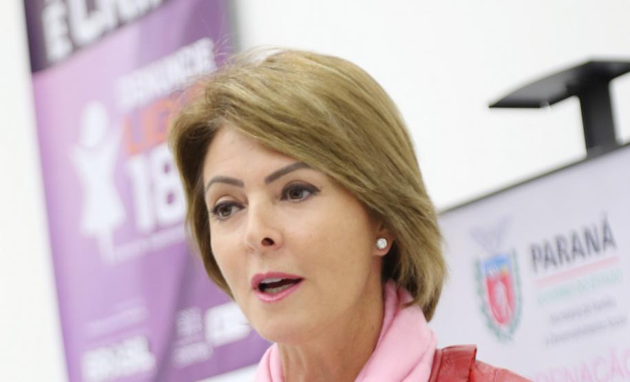 Secretária da Família e Desenvolvimento Social, Fernanda Richa, participa de encontro de gestores na Casa da Mulher Brasileira - Foto: Rogério Machado/SECS