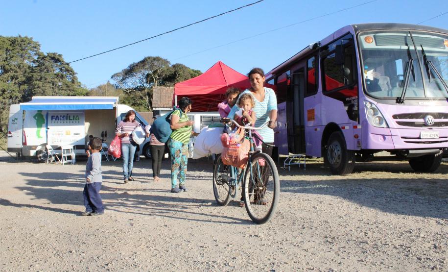 Ônibus Lilás orienta sobre direitos das mulheres em seis municípios - Foto: Aliocha Maurício/SEDS