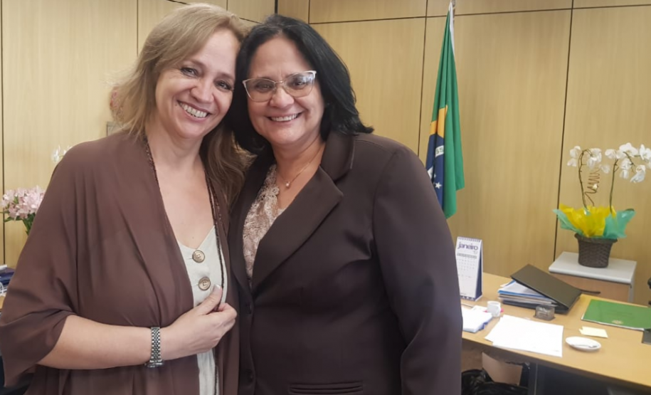 08/02/2019 - Diretora dos Direitos da Mulher pede à ministra recursos para o Paraná 08/02/2019 - Diretora dos Direitos da Mulher pede à ministra recursos para o Paraná. Foto: Divulgação / SEJUF
